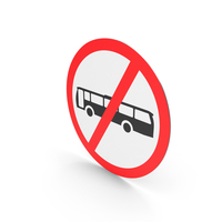 South African Signs Buses Prohibited PNG & PSD Images