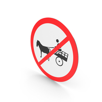 South African Signs Animal Drawn Vehicles Prohibited PNG & PSD Images