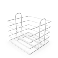 White Plastic Fruit Basket PNG & PSD Images