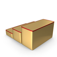 Gold 3 Podium Steps PNG & PSD Images