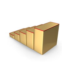 Gold 5 Podium Steps PNG & PSD Images