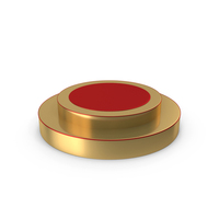 Gold Cylindrical 2 Podium Steps PNG & PSD Images