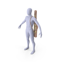 Hunting Rifle Bag on Mannequin PNG & PSD Images