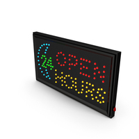 LED Sign Decor for Business Open 24 Hours PNG & PSD Images