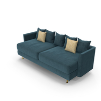 Blue Sofa PNG & PSD Images