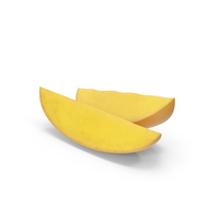 Yellow Mango Slices PNG & PSD Images