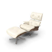 Eames Lounge Chair & Ottoman PNG & PSD Images
