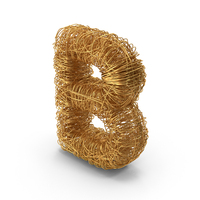 Metal Wire B Symbol PNG & PSD Images