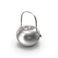 Art Nouveau Silver Plated Brass Teapot PNG & PSD Images