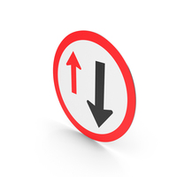 South African Yield To Oncoming Traffic Sign PNG & PSD Images