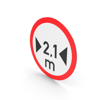 South African Width Limit Sign PNG & PSD Images