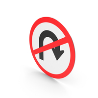 South African U Turn Prohibited Sign PNG & PSD Images