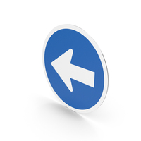 South African Turn Left Sign PNG & PSD Images