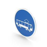 South African Trams Only Sign PNG & PSD Images