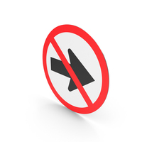 South African Right Turn Prohibited Sign PNG & PSD Images