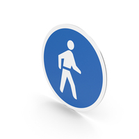 South African Pedestrians Only Sign PNG & PSD Images