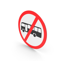 South African Midi Buses Prohibited Sign PNG & PSD Images