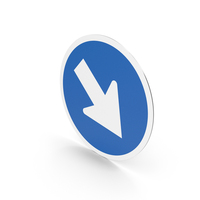 South African Keep Right Sign PNG & PSD Images