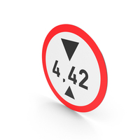South African Height Limit Sign PNG & PSD Images