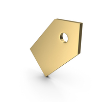 Price Tag Icon Gold PNG & PSD Images
