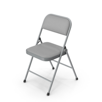Gray Folding Chair PNG & PSD Images