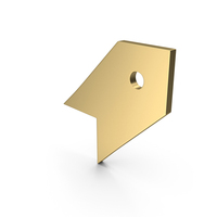Price Tag Icon Gold PNG & PSD Images
