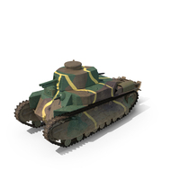 Type 89 I-Go Otsu Tank PNG & PSD Images