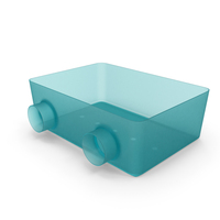 GoodHome Koros Polypropylene Storage Basket Blue PNG & PSD Images