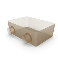 GoodHome Koros Polypropylene Storage Basket Brown PNG & PSD Images