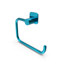 GoodHome Koros Silver Effect Wall Mounted Toilet Roll Holder Blue PNG & PSD Images