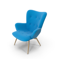 Contour Wing Chair PNG & PSD Images