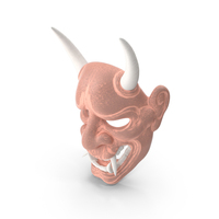 Japanese Demon Mask PNG & PSD Images