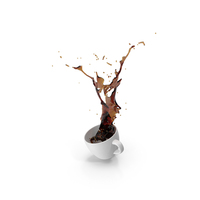 Falling Cup Of Coffee PNG & PSD Images