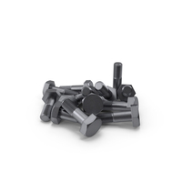 Steel Hex Bolts PNG & PSD Images