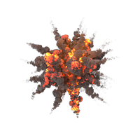 Aerial Explosion PNG & PSD Images