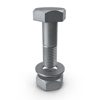 Steel Hex Bolt Set PNG & PSD Images