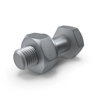 Steel Hex Bolt Set PNG & PSD Images