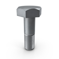 Steel Scratched Hex Bolt PNG & PSD Images
