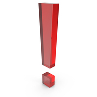 Exclamation Mark Glass PNG & PSD Images