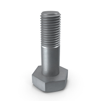 Steel Scratched Hex Bolt PNG & PSD Images