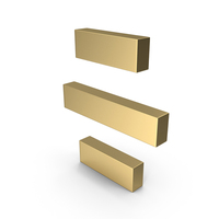 Text Alignment Icon Gold PNG & PSD Images