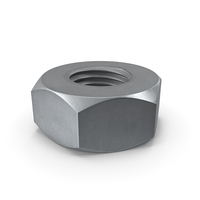 Steel Scratched Hex Nut PNG & PSD Images