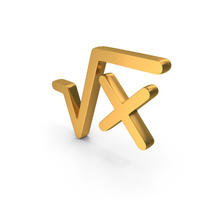 Gold Mathematical Education Formula Icon PNG & PSD Images