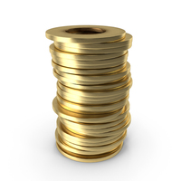 Gold Bolt Washers PNG & PSD Images