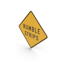 Australian Rumble Strips Sign PNG & PSD Images