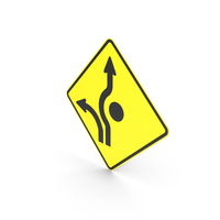 Australian Signs Roundabout Directional Lanes PNG & PSD Images