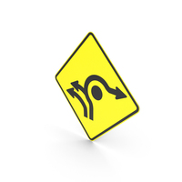Australian Roundabout Directional Lanes Sign PNG & PSD Images