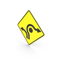 Australian Roundabout Directional Lanes Sign PNG & PSD Images