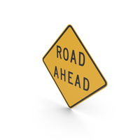 Australian Road Ahead Sign PNG & PSD Images