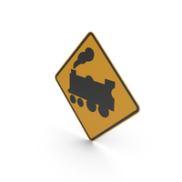 Australian Signs Railway Level Crossing Ahead PNG & PSD Images